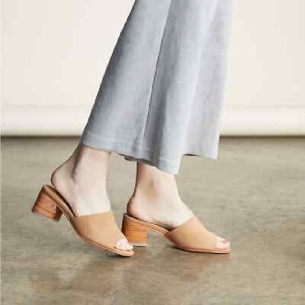 Nisolo Elizabeth Slide Heel Sandal size 6